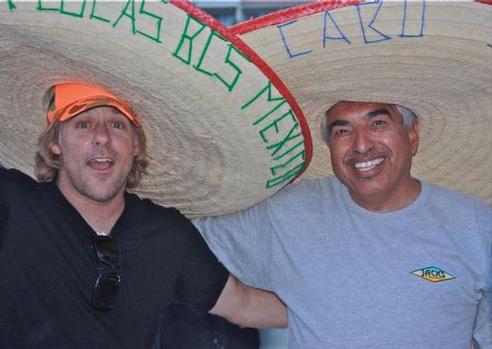 Volcom CEO Richard Woolcott and Jack's Co-Owner Bobby Abdel at last year's Surf Summit.