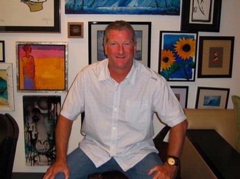 Quiksilver CEO and Chairman Bob McKnight in his office in Huntington Beach.