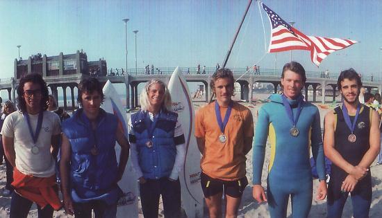 The 1st Nationals 1978 at the Southside of HB finalists(l to r): Rick äóìRockin' Fig Fugnetti