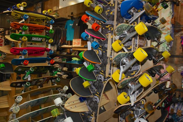 Sector 9 boards at 17th Street Surf Shop - SES file photo