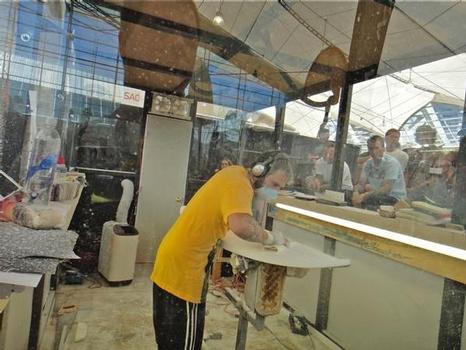 A shaper at Sacred Craft.