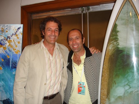Shaun Tomson and Fernando Aguerre