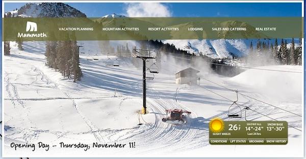 Mammoth Mountain kick off is