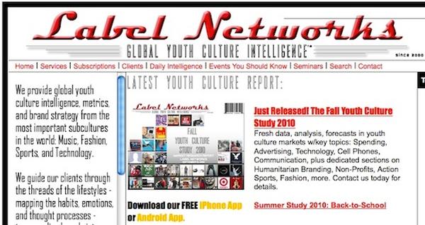 Label Networks Youth Culture
