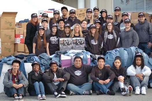 Coastal Edge in Virginia Beach involved local high schools in Volcom's Give Jeans A Chance campaign. Photo courtesy Coastal Edge.