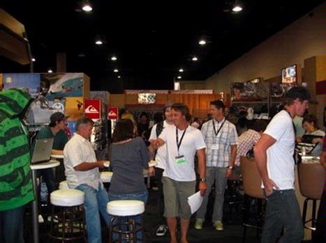 The Quiksilver booth at ASR this fall.