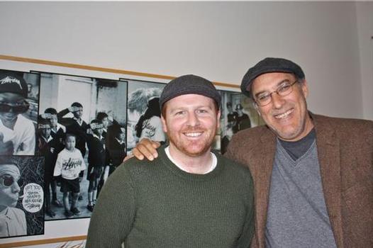 Stussy Chief Operating Officer Scott Terpstra and Owner Frank Sinatra at Stussy's headquarters in Irvine. Photo by Shop-eat-surf.