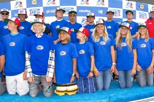 2011 PacSun USA surf team.  All photos courtesy of Surfing America.