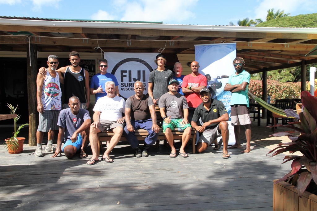Twelve surf coaches from Oceania receive their ISA certification via the ISAäó»s first Olympic Solidarity course in Fiji. Photo: Fiji Surfing Association