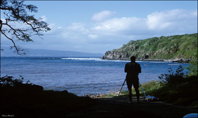 Rich Harbour at Honolua Bay. Photo by Leo Heizel