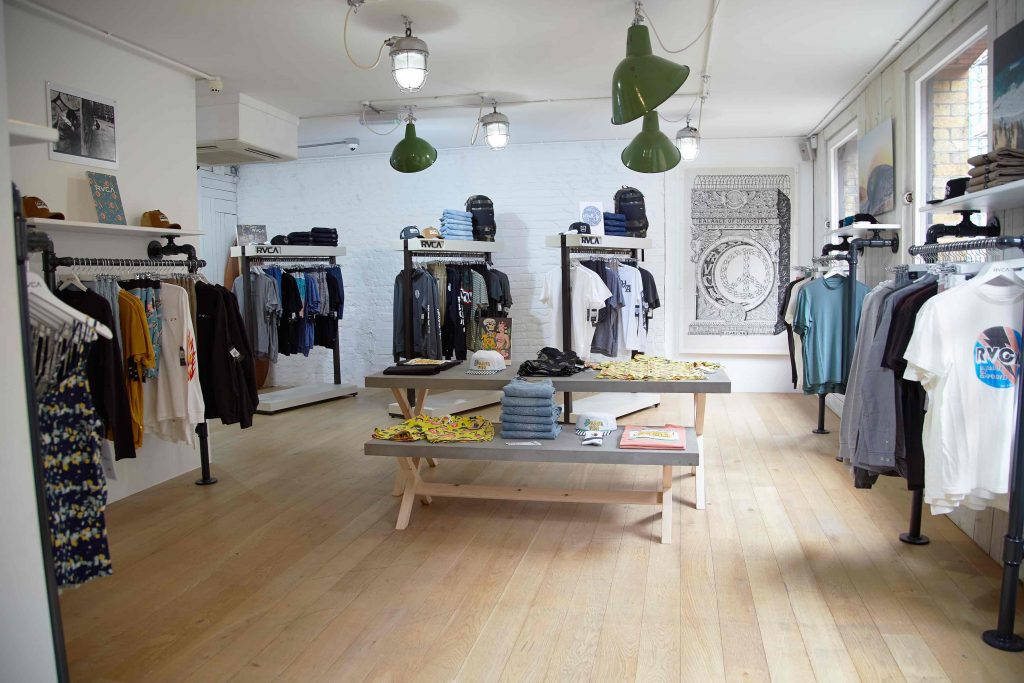 The RVCA floor in London