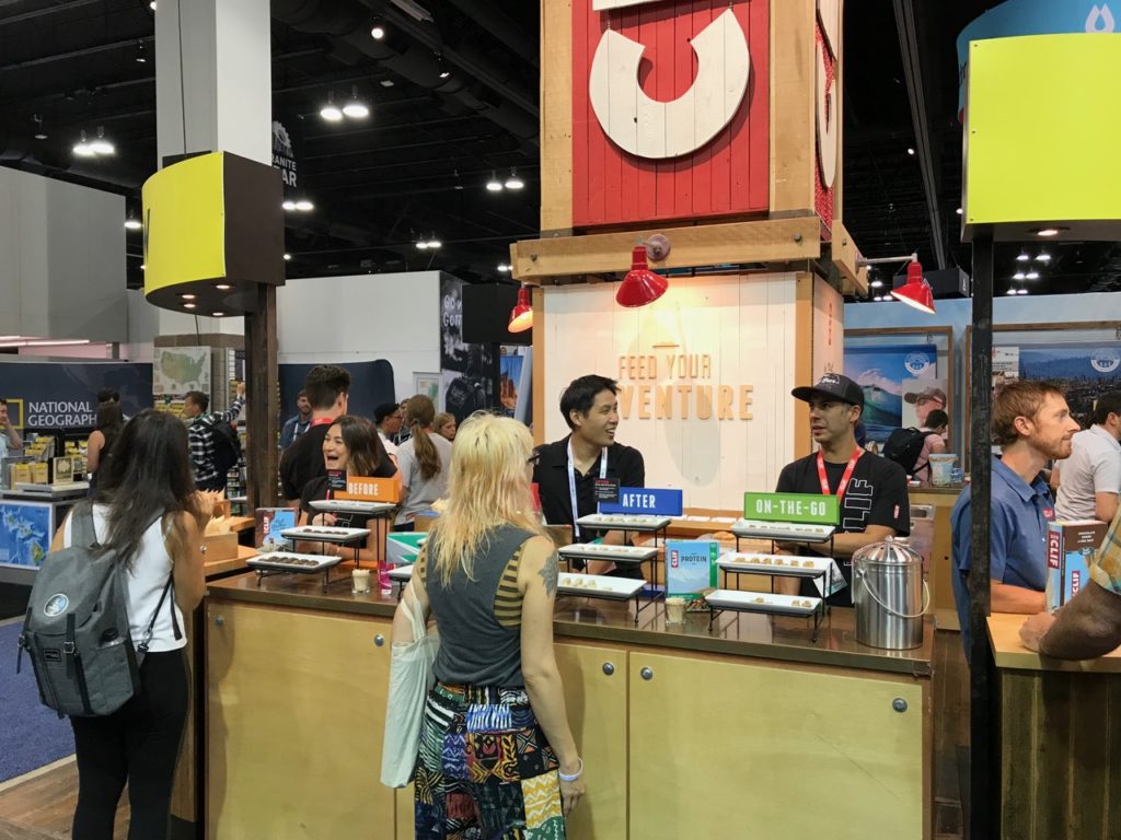 Samples at the Clif Bar station