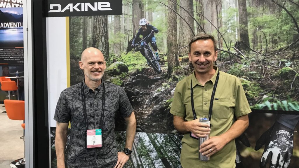 Dakine's Ken Meidell and Chico Bukovansky