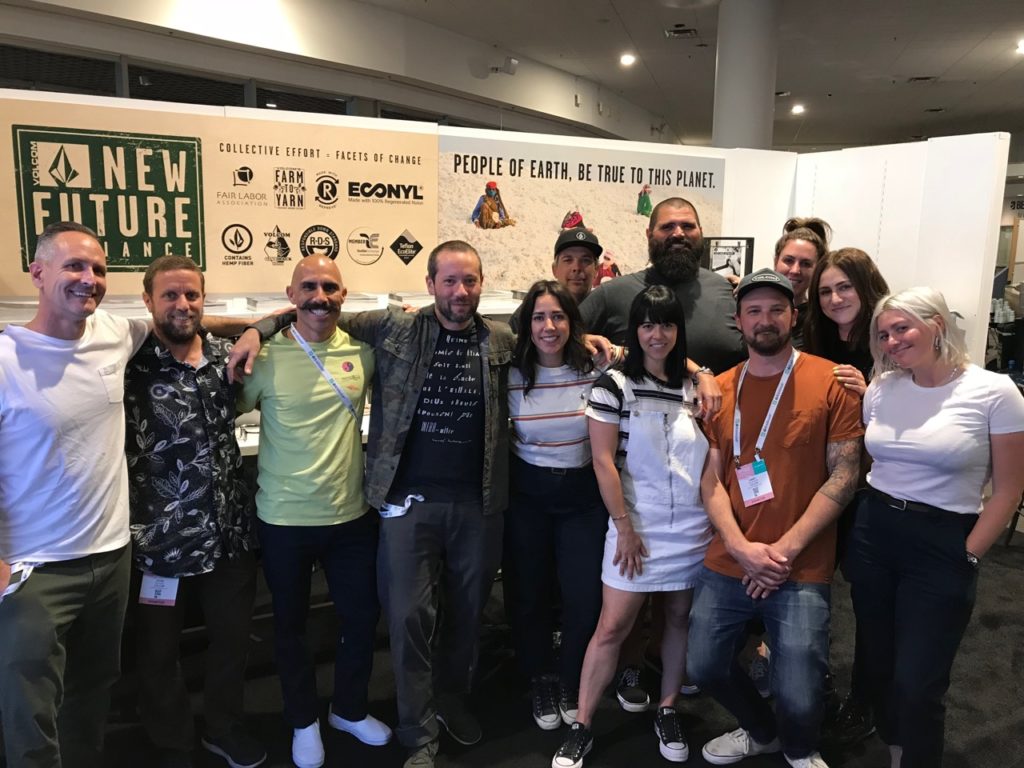 Volcom showcased all of its environmental efforts at the show, which are substantial