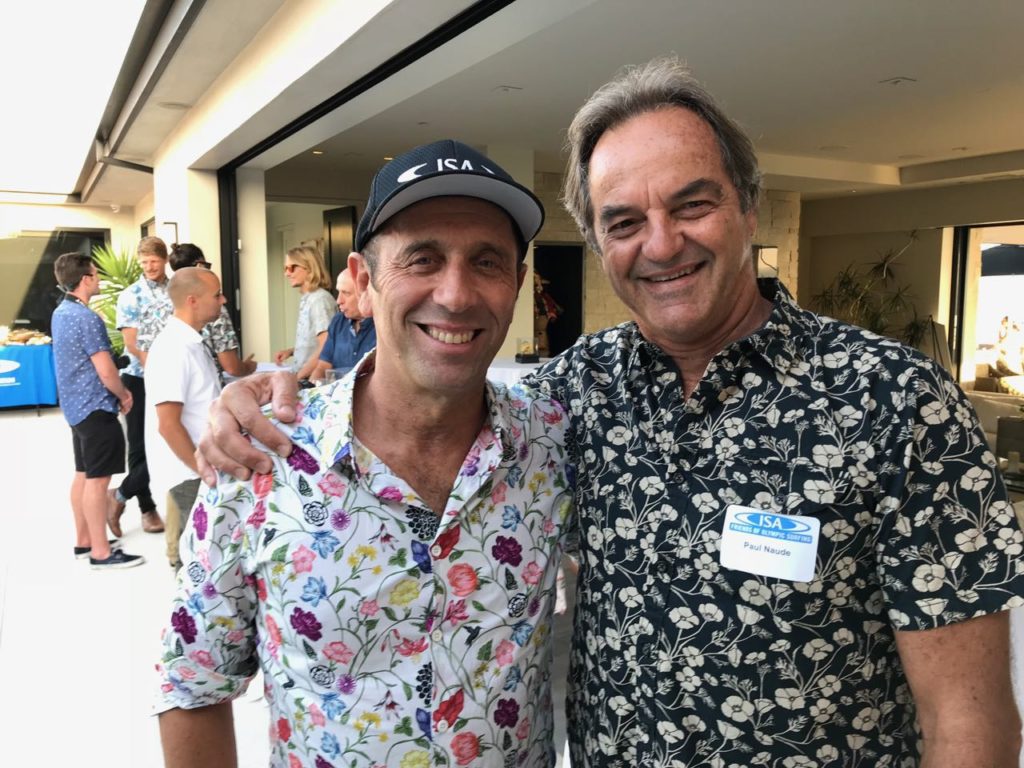 ISA President Fernando Aguerre with Stokehouse CEO Paul Naude