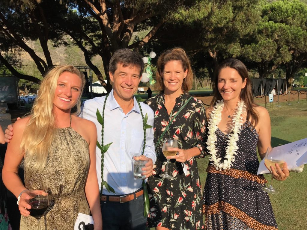 Professional Surfer Lakey Peterson, WSL Owner Dirk Ziff, WSL CEO Sophie Goldschmidt and WSL owner Natasha Ziff - SES file photo