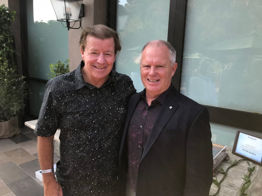 Lifetime Achievement Award Winner Rabbit Bartholomew and Graham Stapelberg of WSL