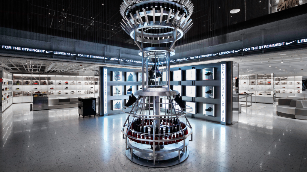 Nike sneaker bar