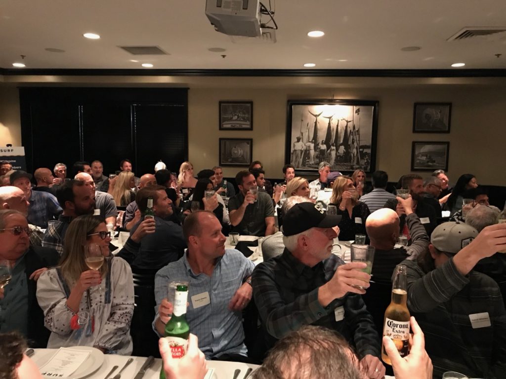 The room was packed with retailers and brand executives