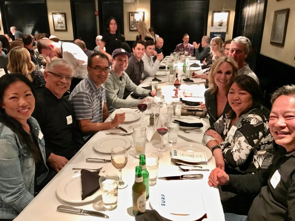 Hawaii retailers turned out for the event, including HIC, left, and Deja Vu, right