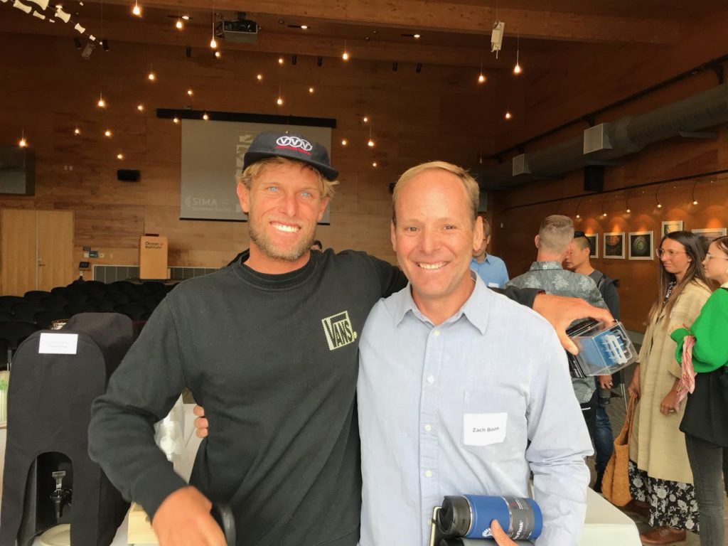 Surfer Patrick Gudauskas and Zach Boon