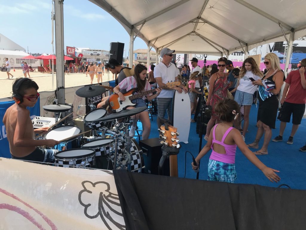 New this year: A musical jam area open to all. Music is a key brand pillar for Vans.