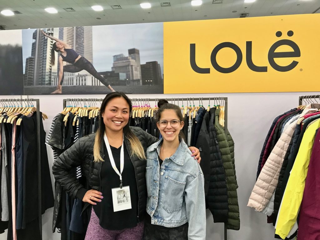 Irene Hosokawa and Tricia Carpino of Lole's LA office. The Montreal-based brand is looking to grow its U.S. business.