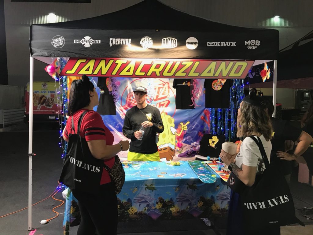 Santa Cruz at the party