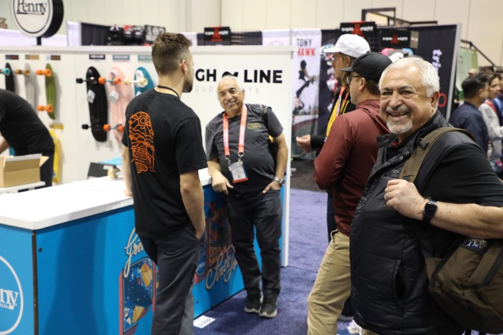 Bobby and Ron Abdel of Jack's at the Absolute Board Booth