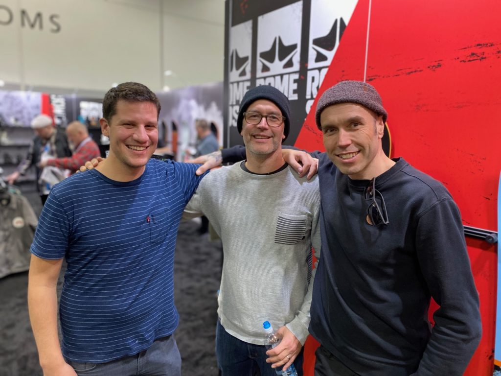Henry Nidecker and Thierry Kunz of Nidecker and Dennis Dusseldorp of Low Pressure Studio