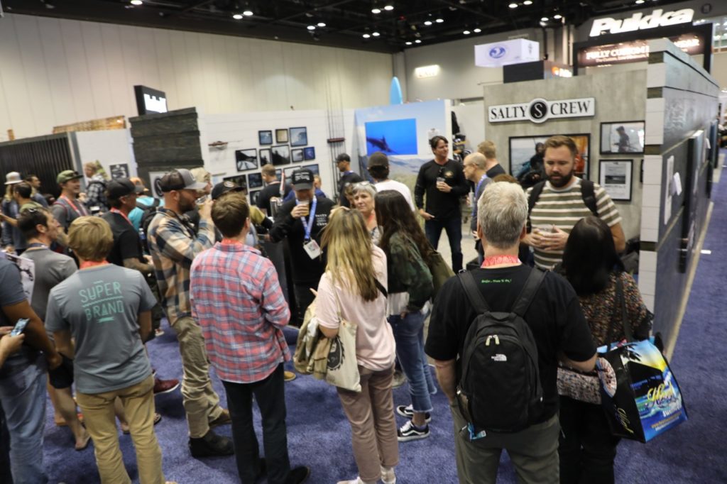 Happy Hour at the Salty Crew booth