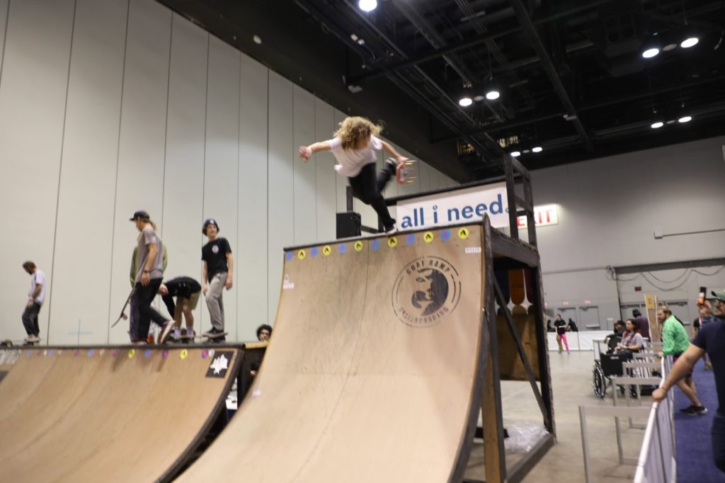 The skate ramp