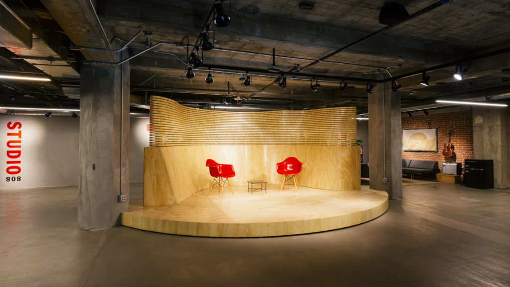 Studio808 on the second floor