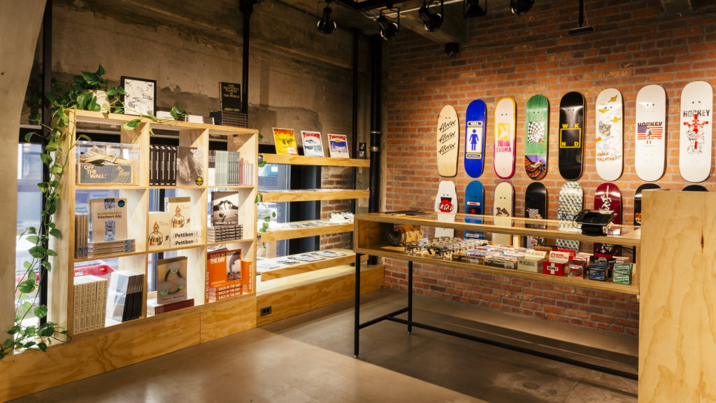 Pro Shop on the second floor