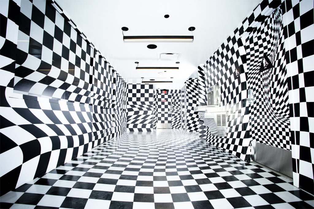Warped checkerboard