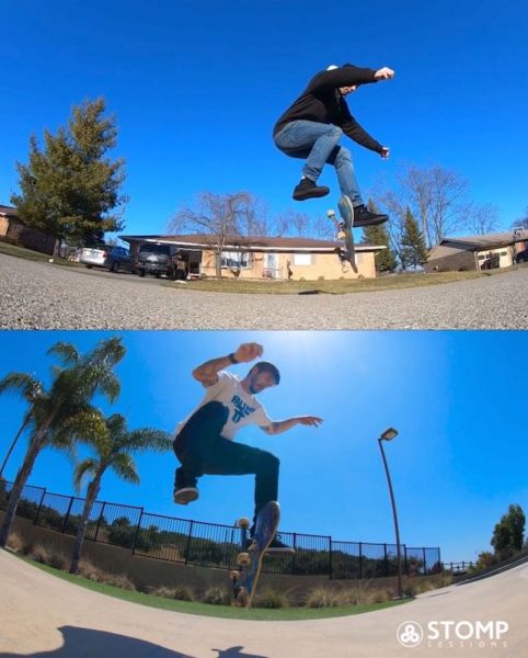 4. Stomp Session Skateboarding Side by Side video analysis cover pic Chris Cole 1 4. Stomp Session Skateboarding Side by Side video analysis cover pic Chris Cole 1