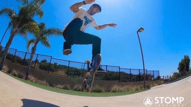 4. Stomp Session Skateboarding Side by Side video analysis cover pic Chris Cole