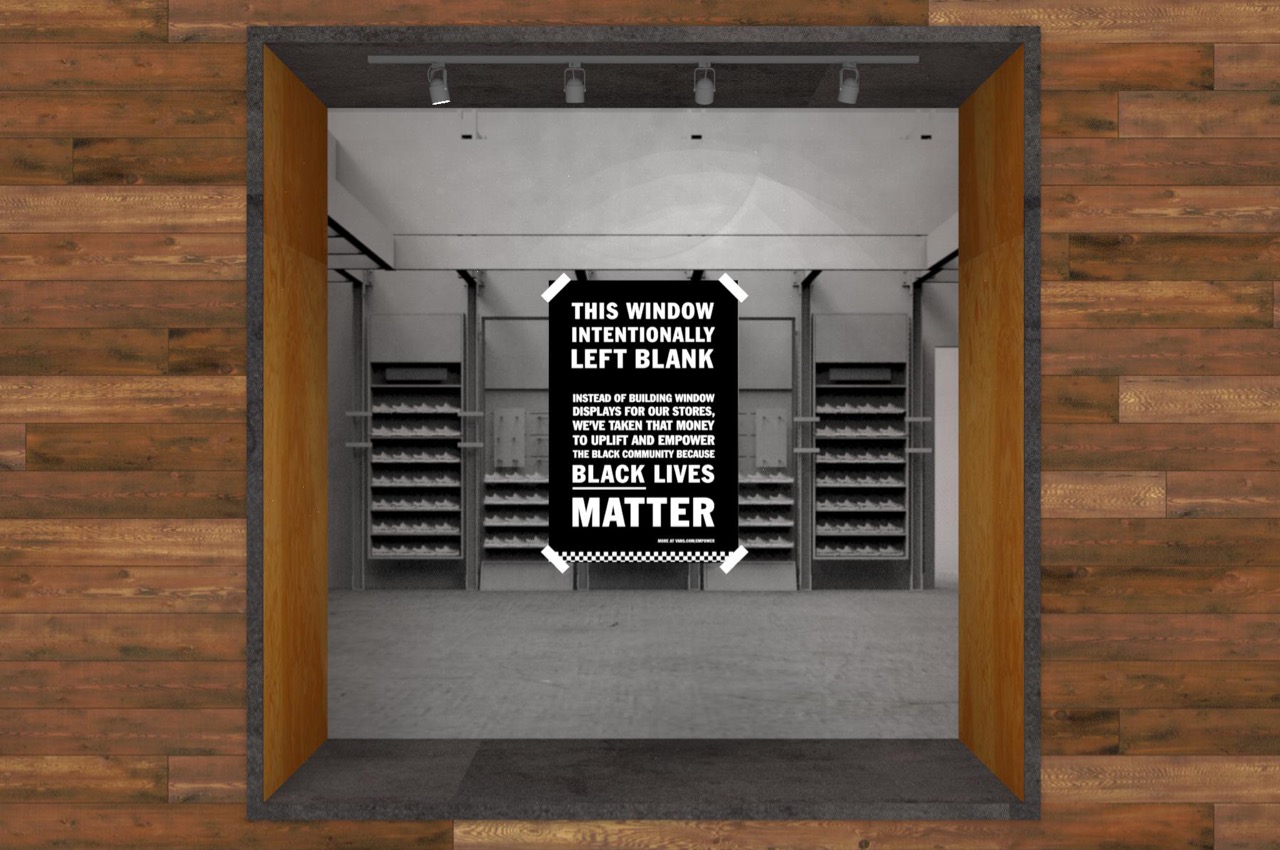 Vans retail blacklivesmatter