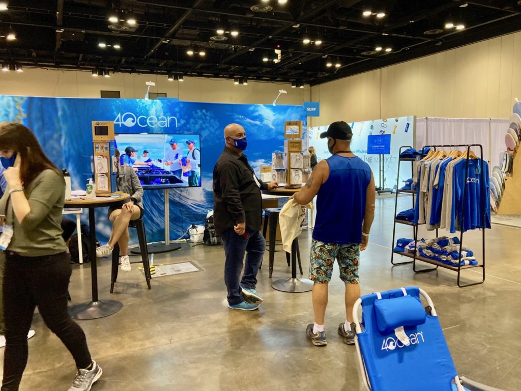 The 4ocean booth
