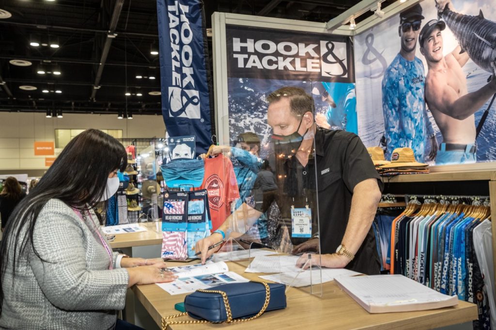 The Hook & Tackle booth