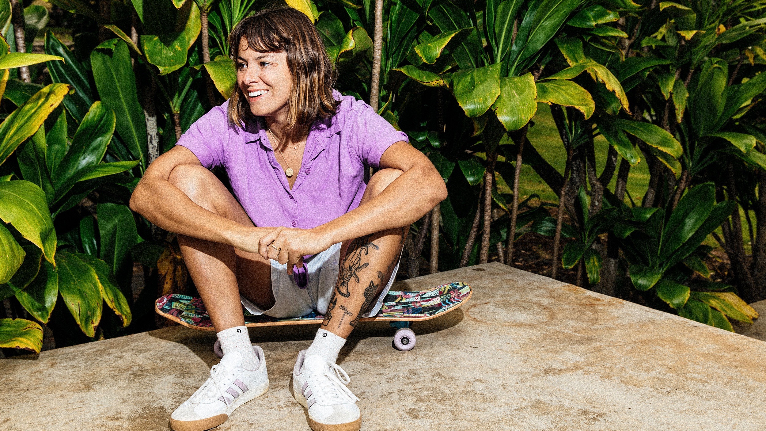 Adidas SS21 NoraMaite OnBody Nora SkateparkSeated01