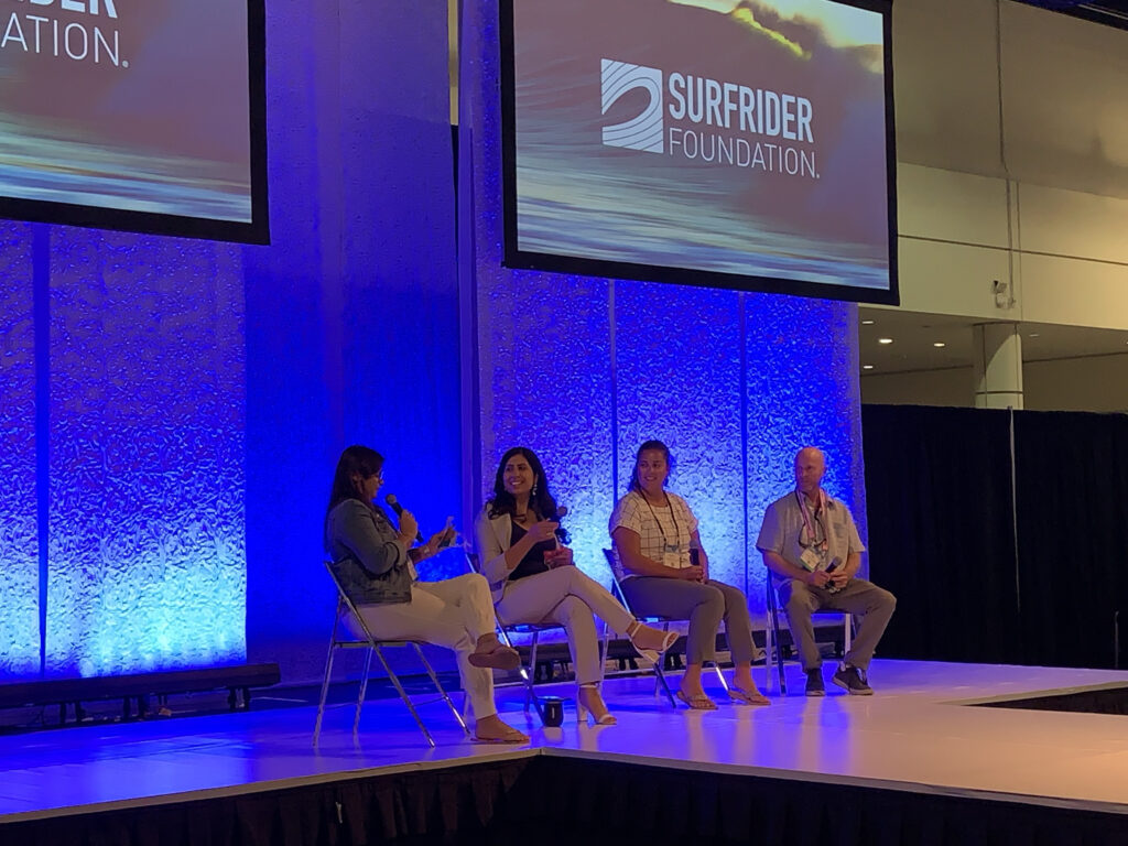 A panel discussion on clean water and healthy beaches by regional Florida Surfrider Foundation chapter