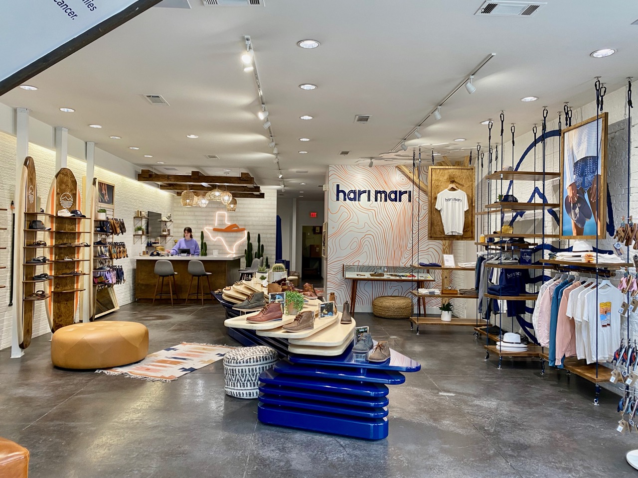 harimari store dallas interior