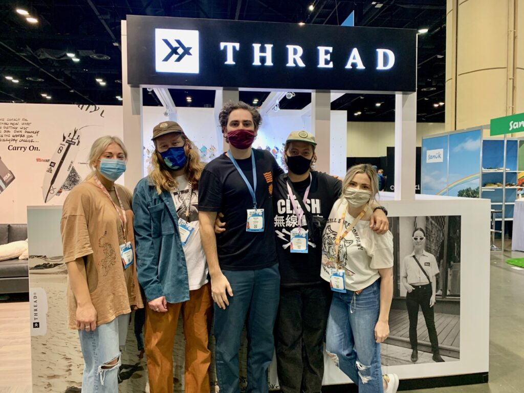Marquelle Clements, Brandon Carpenter, Trevor Reese, Ben Hanson and Melinda Perry of Thread - Photo by SES