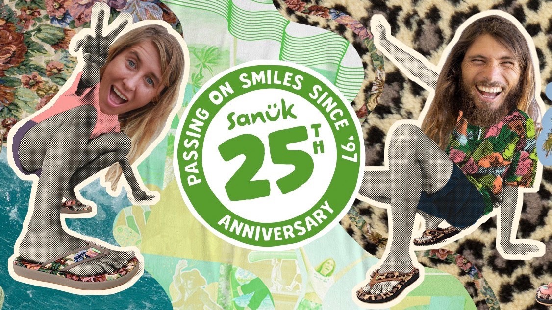 Sanuk 25Yr PR Hero header
