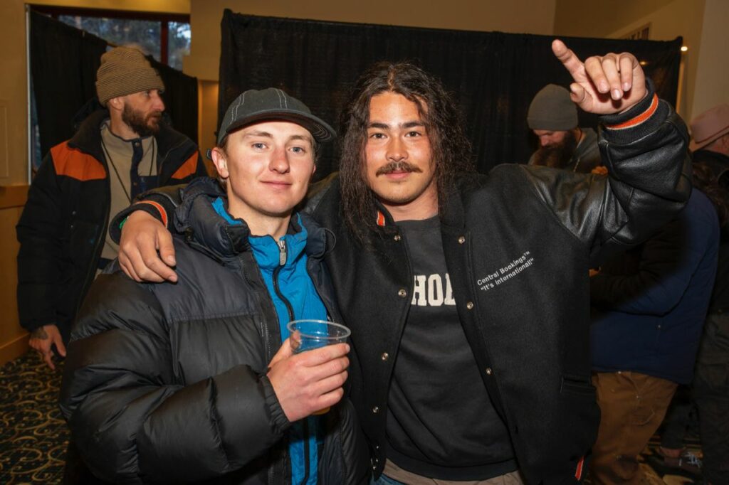 Ride Snowboarders Mike Bogs and Jacob Krugmire 