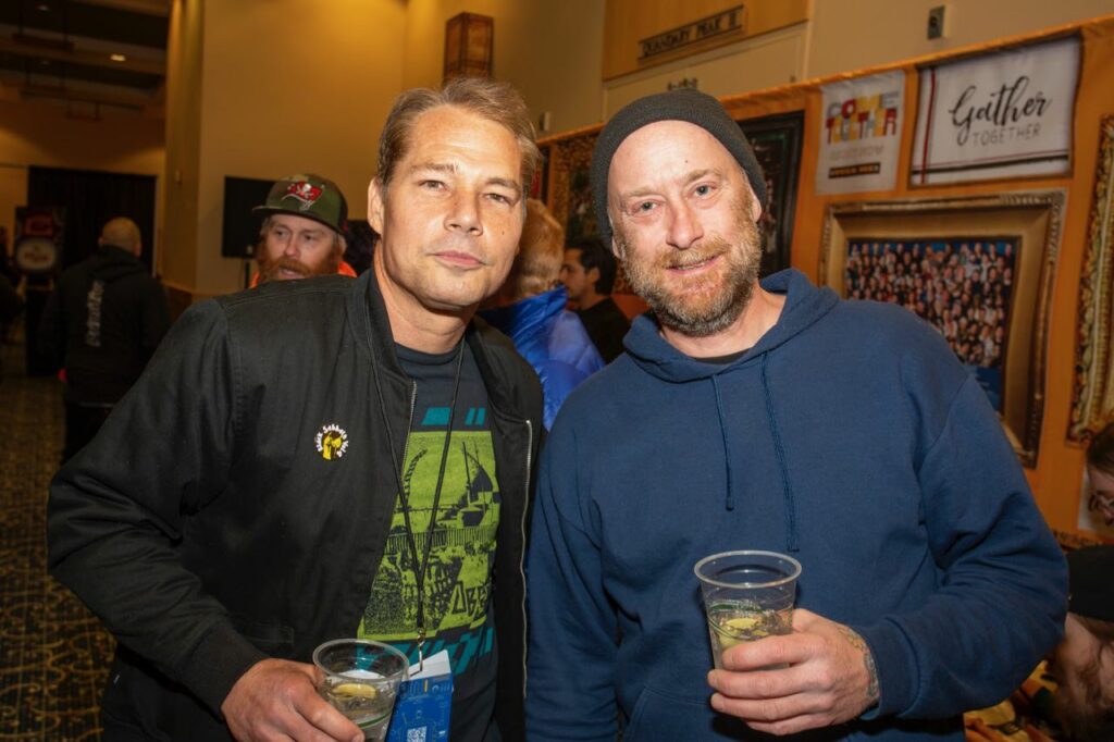 Shepard Fairey of Obey and Gene Rosemarin 