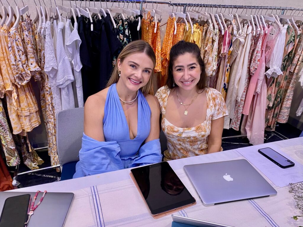 Stephanie Moylan and Iliana Antony of Shore - Shore has three upscale stores in Florida and is also selling a wholesale line