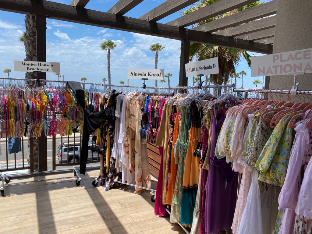 Some brands showed on the deck of their suites at the Shorebreak hotel