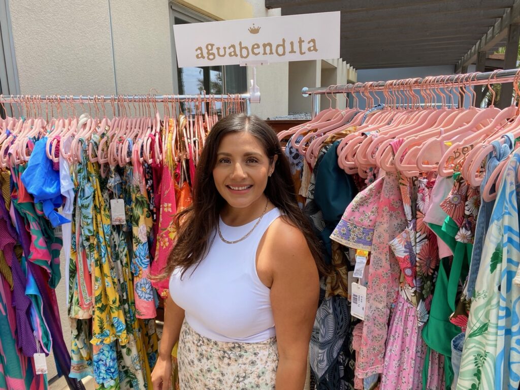 Susana Marin of The Palm Room, which represents brands such as Agua Bendita